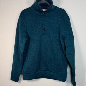 H2H Mens Casual Slim Fit button up Pullover Size Large